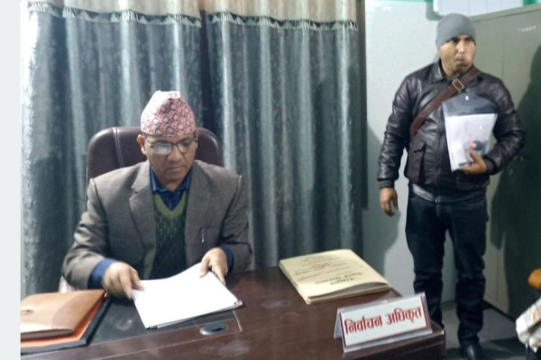 लोसपा अध्यक्ष ठाकुरद्वारा राष्ट्रियसभा सदस्यका लागि मनोनयन दर्ता